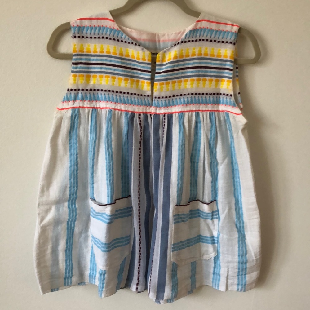 Lemlem Elle embroidered top Anthropologie XS